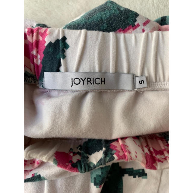 JOYRICH バラ柄 スカート ホワイト