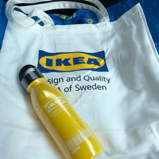 イケア(IKEA)のIKEA イケア　トート　水筒　セット　原宿限定　エフテルトレーダ(トートバッグ)