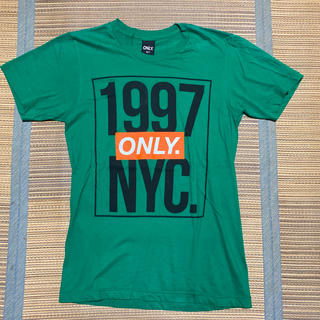 シュプリーム(Supreme)のonly ny オンリーニューヨーク　tee tシャツ box logo 緑(Tシャツ/カットソー(半袖/袖なし))
