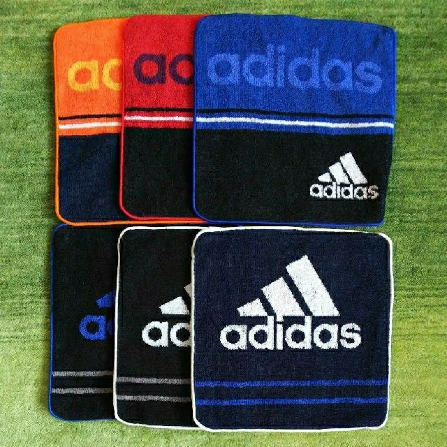 adidas(アディダス)の新品◇アディダス◇adidas◇ハンドタオル◇6枚組 インテリア/住まい/日用品の日用品/生活雑貨/旅行(日用品/生活雑貨)の商品写真