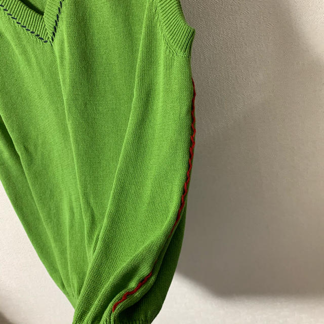 ALLEGE(アレッジ)のアレッジ　19ss ニットベスト　Green メンズのトップス(ベスト)の商品写真