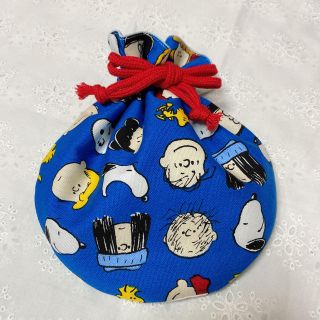 ピーナッツ(PEANUTS)のハンドメイド スヌーピー 巾着 ポーチ(ポーチ)