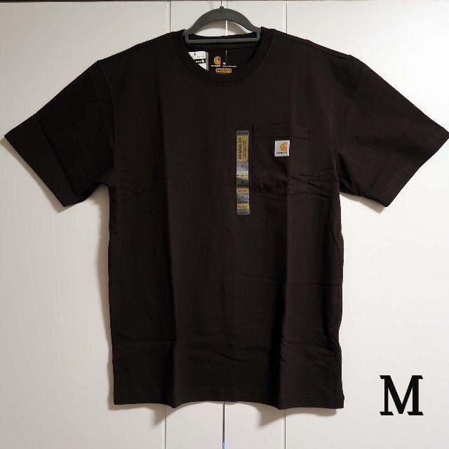 carhartt(カーハート)のCarhartt k87 ダークブラウン Tシャツ／Ｍ メンズのトップス(Tシャツ/カットソー(半袖/袖なし))の商品写真