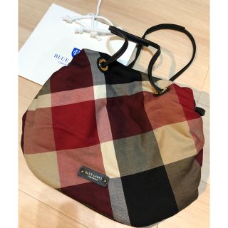 バーバリーブルーレーベル(BURBERRY BLUE LABEL)の新品　クレストブリッジ　ブルーレーベル　バケットバッグ　コロンバッグ　バーバリー(ショルダーバッグ)