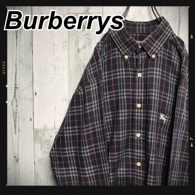 BURBERRY - 【激レア!!】バーバリーズ✈︎チェックシャツ ネイビー