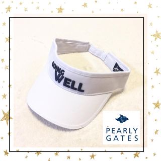 パーリーゲイツ(PEARLY GATES)の★新品★ ☆PEARLY GATES☆ サンバイザー ホワイト(その他)