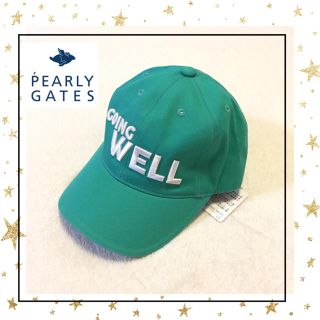 パーリーゲイツ(PEARLY GATES)の★新品★ ☆PEARLY GATES☆ キャップ グリーン(その他)