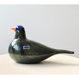 イッタラ(iittala)の企業別注バード 1990年 オイバ・トイッカ バード ヌータヤルヴィ イッタラ(置物)