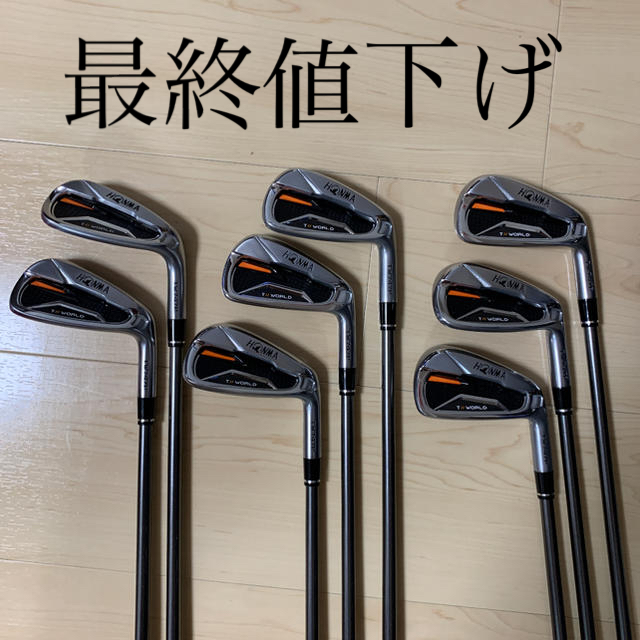 予約販売 本間ゴルフ 超美品 8本セット(#5~SW) アイアン TW747-P