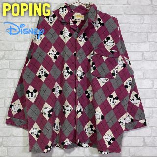 POPPINS ポピンズ ルームウェア チェック柄 ミッキー総柄 パジャマの