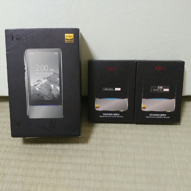 Fiio X7 Mark Ⅱ AM3A AM3B AM3C セット スマホ/家電/カメラのオーディオ機器(ポータブルプレーヤー)の商品写真