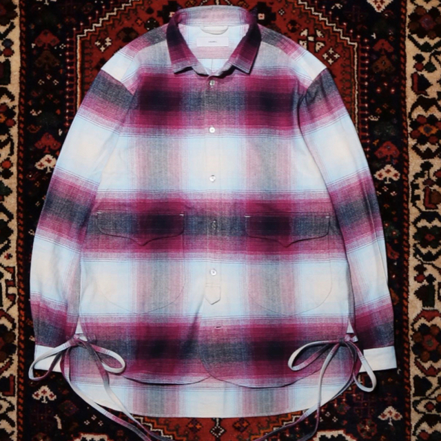 JOHN LAWRENCE SULLIVAN(ジョンローレンスサリバン)のsugarhill shirt pink size2 メンズのトップス(シャツ)の商品写真