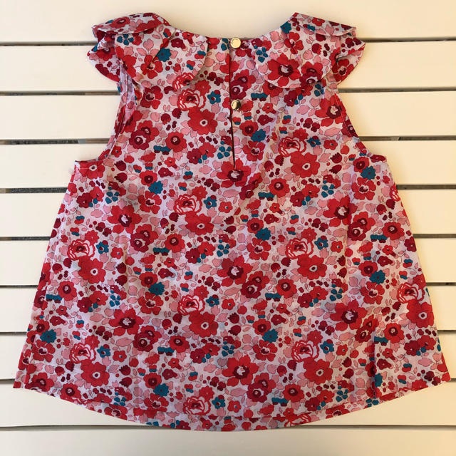 Jacadi(ジャカディ)のsun様専用☆jacadi リバティブラウス 5A キッズ/ベビー/マタニティのキッズ服女の子用(90cm~)(ブラウス)の商品写真