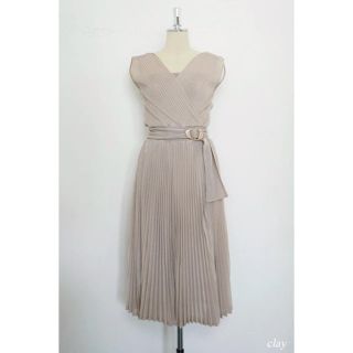 ハーリップトゥ(Her lip to)のHer lip to  Twinkle Pleated Knit Dress(ひざ丈ワンピース)