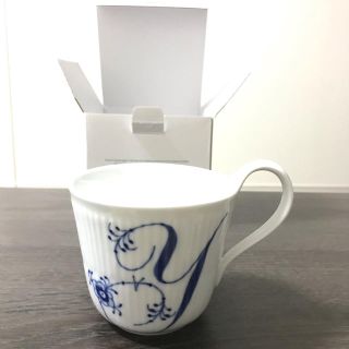 ロイヤルコペンハーゲン(ROYAL COPENHAGEN)の【未使用】アルファベット マグ『Ｙ』ロイヤルコペンハーゲン(グラス/カップ)