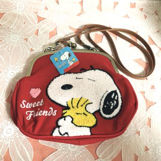 スヌーピー(SNOOPY)のスヌーピー♡がま口ショルダーバッグ　ポーチ(その他)