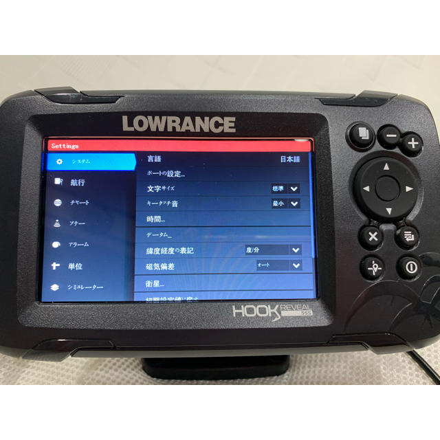 LOWRANCE 最新　ローランス　フック　リビールGPS 日本正規モデル　美品 スポーツ/アウトドアのフィッシング(その他)の商品写真