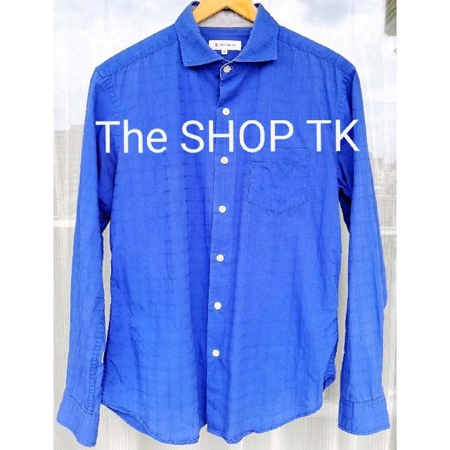 THE SHOP TK(ザショップティーケー)の【THE SHOP TK】シャツ 青 長袖 秋 冬 メンズのトップス(シャツ)の商品写真