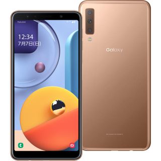 ギャラクシー(Galaxy)のGalaxy A7 64GB Gold 未開封新品(スマートフォン本体)