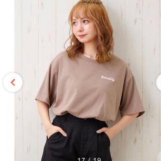 イング(INGNI)のINGNI ステディリィーバックロゴTシャツ(Tシャツ(半袖/袖なし))