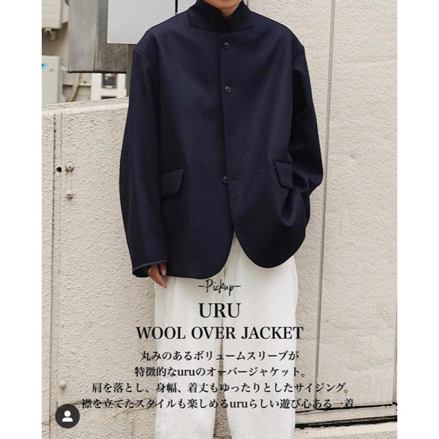 URU wool over jacket 19aw サイズ1 | www.feber.com