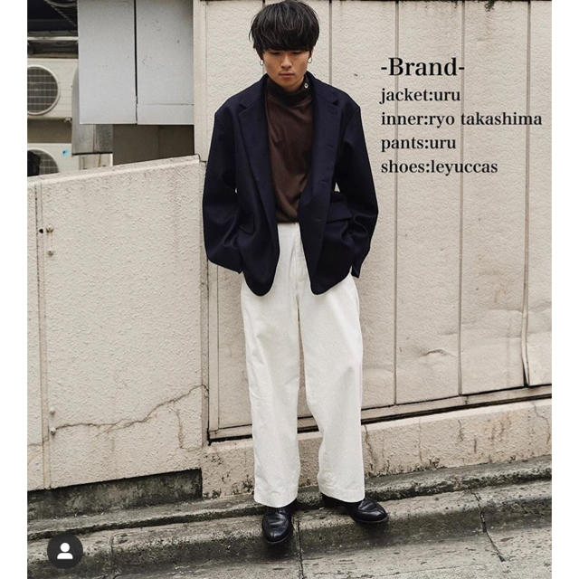 SUNSEA(サンシー)のURU wool over jacket 19aw サイズ1 メンズのジャケット/アウター(テーラードジャケット)の商品写真