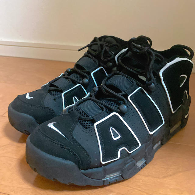 NIKE AIR MORE UP TEMPO720 黒×白 28.5cm