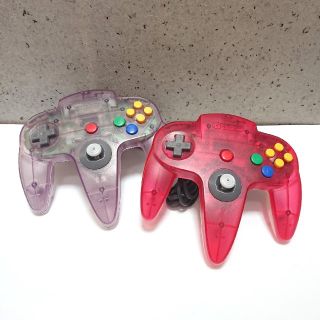 ニンテンドー64 コントローラー (クリアレッド) ニンテンドウ64 箱・取