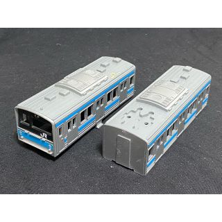 タカラトミー(Takara Tomy)のプラレール　205系　スカイブルー　京都線　京阪神緩行線　ボディー(鉄道模型)