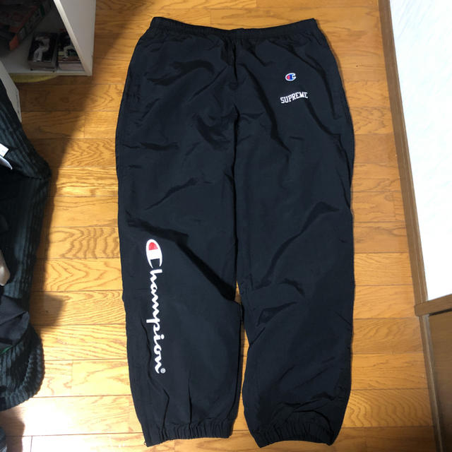 supreme×Champion 2018SS ロゴプリント ナイロンパンツ 【ラッピング無料】 4200円引き www.skytrac.ca