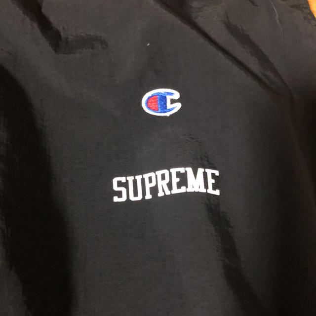 Supreme(シュプリーム)のsupreme×Champion 2018SS ロゴプリント ナイロンパンツ メンズのパンツ(その他)の商品写真