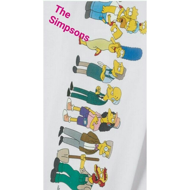 H&M(エイチアンドエム)のThe simpsons 完売 レア ロングスリーブ メンズのトップス(Tシャツ/カットソー(半袖/袖なし))の商品写真