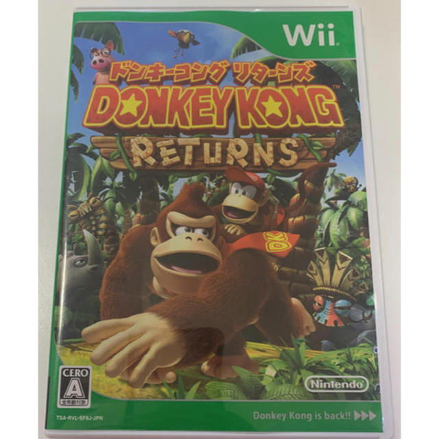 任天堂(ニンテンドウ)のドンキーコング リターンズ Wii エンタメ/ホビーのゲームソフト/ゲーム機本体(家庭用ゲームソフト)の商品写真