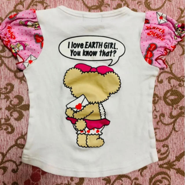 EARTHMAGIC(アースマジック)のアースマジック トップス スカート 90 キッズ/ベビー/マタニティのキッズ服女の子用(90cm~)(Tシャツ/カットソー)の商品写真