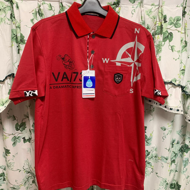 VAGIIE SPORT(バジエスポーツ)の⛳️メンズポロシャツ👕ＶＡＧＩＩＥ👕サイズＬ　定価　17,000円　税別 スポーツ/アウトドアのゴルフ(ウエア)の商品写真