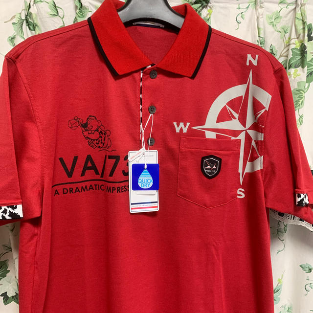 VAGIIE SPORT(バジエスポーツ)の⛳️メンズポロシャツ👕ＶＡＧＩＩＥ👕サイズＬ　定価　17,000円　税別 スポーツ/アウトドアのゴルフ(ウエア)の商品写真