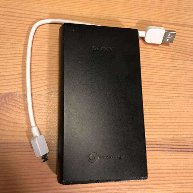 SONY(ソニー)のソニー SONY モバイルバッテリー USBポータブル電源 CP-S15AB スマホ/家電/カメラのスマートフォン/携帯電話(バッテリー/充電器)の商品写真