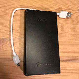 ソニー(SONY)のソニー SONY モバイルバッテリー USBポータブル電源 CP-S15AB(バッテリー/充電器)