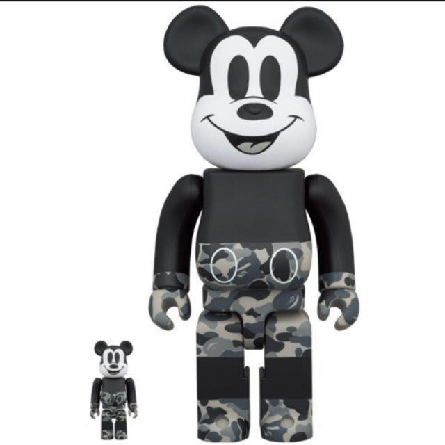 BE@RBRICK BAPE MICKEY ミッキー 100％ & 400％