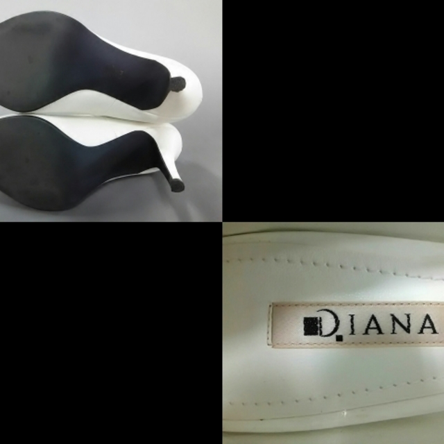 DIANA(ダイアナ)のダイアナ パンプス 24 レディース 白 レディースの靴/シューズ(ハイヒール/パンプス)の商品写真