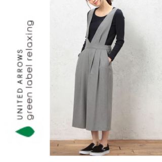 ユナイテッドアローズグリーンレーベルリラクシング(UNITED ARROWS green label relaxing)のマト♪様ガウチョオールサロペット2way(ロングワンピース/マキシワンピース)