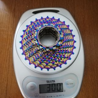 ☆11s虹色軽量チェーン+セラミックビッグプーリー+11s軽量