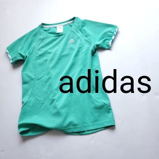 アディダス(adidas)のadidas　レディース　トレーニングTシャツ　グリーン(トレーニング用品)