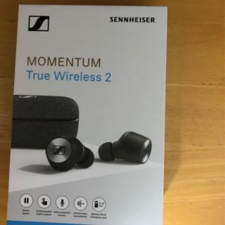 ゼンハイザー(SENNHEISER)のMOMENTUM True Wireless2 型番 M3IETW2-黒　 (ヘッドフォン/イヤフォン)