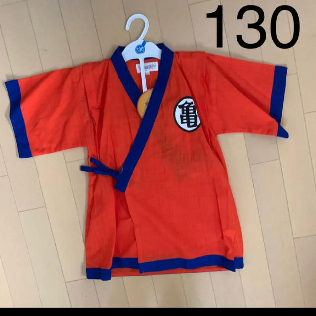 ドラゴンボール　甚平　130 キッズ/ベビー/マタニティのキッズ服男の子用(90cm~)(甚平/浴衣)の商品写真