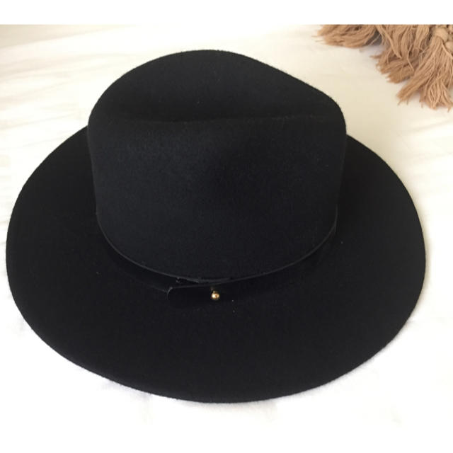 ALEXIA STAM(アリシアスタン)のラック オブ カラー ブラック レディースの帽子(ハット)の商品写真