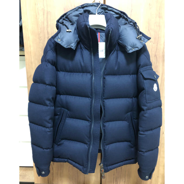 MONCLER(モンクレール)のモンクレール　モンジュネーブル　ネイビー　サイズ0 ウールダウンジャケット メンズのジャケット/アウター(ダウンジャケット)の商品写真