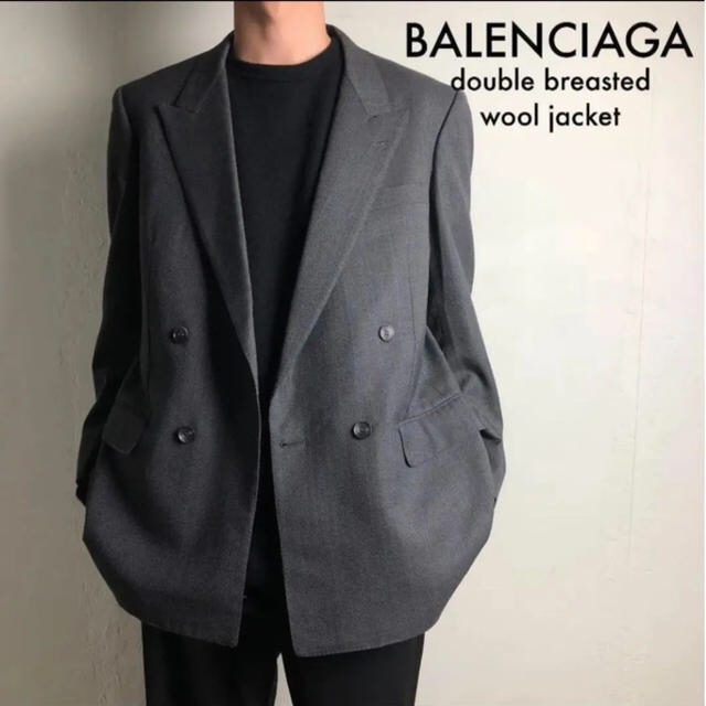 Balenciaga(バレンシアガ)のBALENCIAGA double breasted jacket テーラード メンズのジャケット/アウター(テーラードジャケット)の商品写真