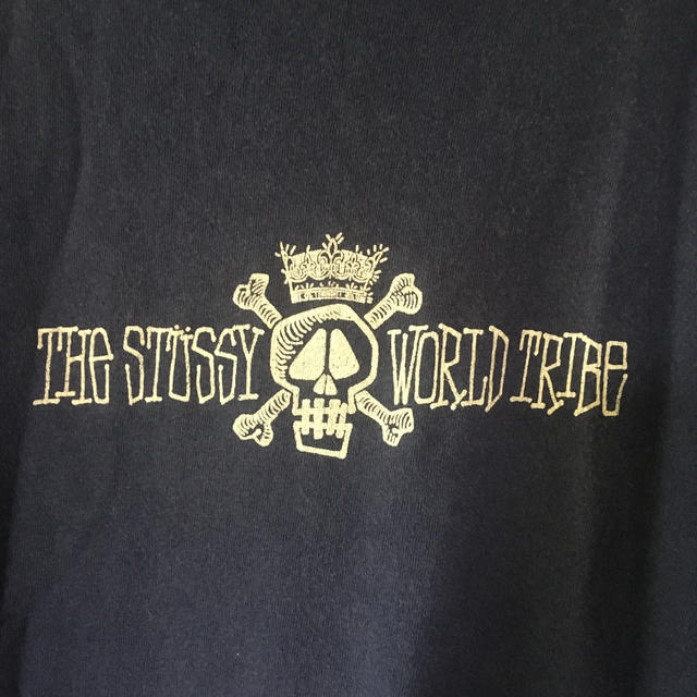 STUSSY(ステューシー)の希少 Old stussy T-shirt 黒タグ made in USA  メンズのトップス(Tシャツ/カットソー(半袖/袖なし))の商品写真