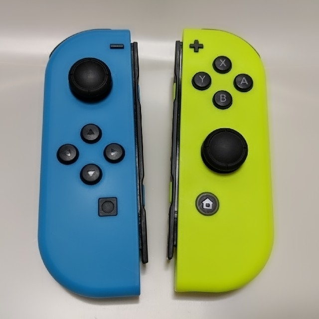 【中古】Joy-Con ネオンブルーXネオンイエロー ★ジョイコン エンタメ/ホビーのゲームソフト/ゲーム機本体(その他)の商品写真